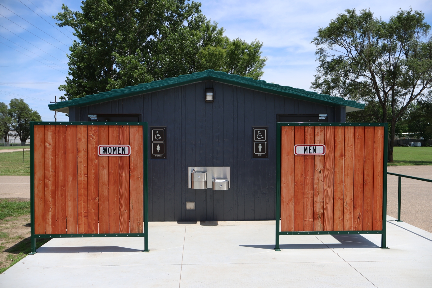 New bathrooms at Langrehr Field