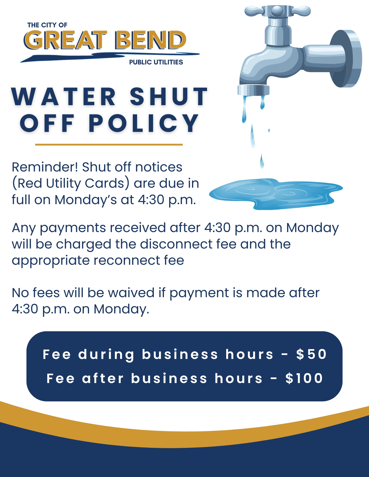 Water Shut Off Policy 